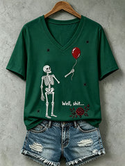 Women's Gothic Skull T-Shirt