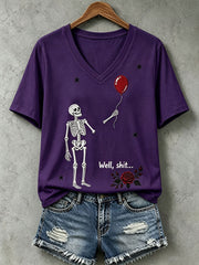 Women's Gothic Skull T-Shirt