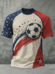 Men's USA Football Printed T-Shirt