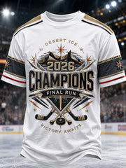 Men's 2026 Ice Hockey Retro T-Shirt