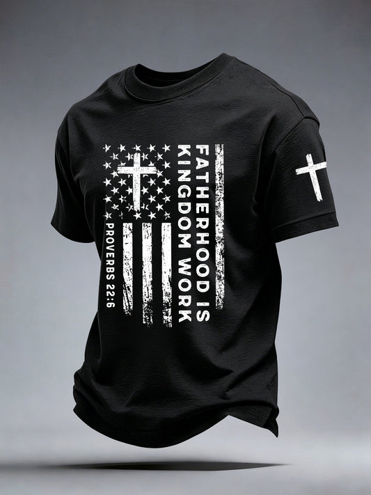 Men's Fatherhood Is Kingdom Work T-Shirt