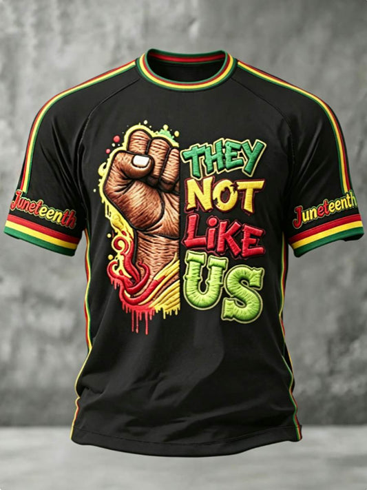 Men's Juneteenth They Not Like Us Since 1865 t-shirt