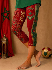 Women's 2026 Morocco Football Leggings