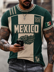 Men's Gift For Football Fans Print Casual Short Sleeve T-shirt