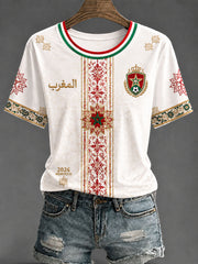 Women's 2026 Morocco Football T-Shirts