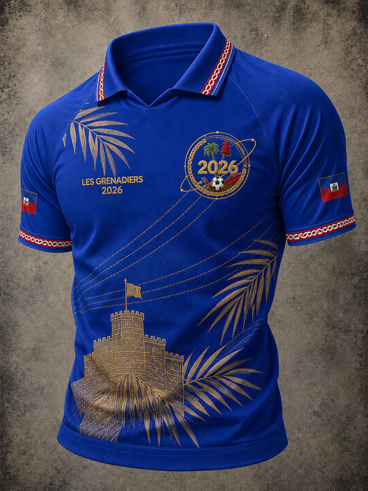 Men's 2026 Haiti Football Casual T-shirt