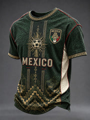 Men's Gift For Football Fans Print Casual Tee