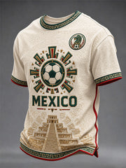 Men's Gift For Football Fans Print Casual Tee