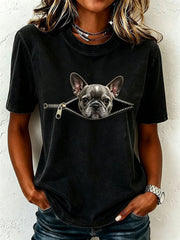 Women's Lovely French Bulldog T-Shirt