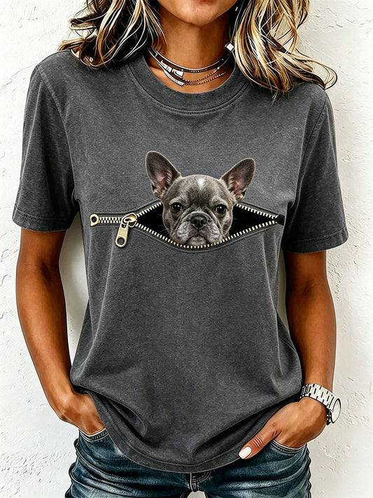 Women's Lovely French Bulldog T-Shirt