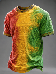 Men's 'Every Little Thing Is Gonna Be Alright' Printed Casual T-Shirt