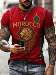 Men's Morocco Printed short sleeves t-shirt
