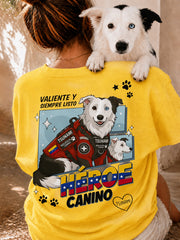 Women's Venezuela Hero Dog Tsunami Patriotic Dog Lover T-Shirt