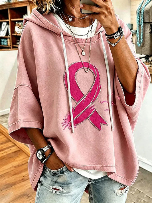 Women's Breast Cancer Awareness Print Top