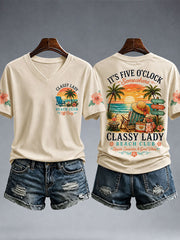 Women's Classy Lady Bbach Club T-Shirt