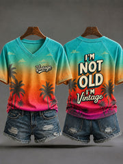 Women's "I'm Not Old, I'm Vintage" Casual T-shirt