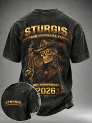 Men's Motorcycle Rally Printed T-shirt