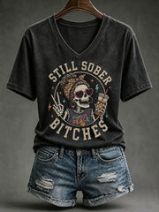 Women's Still Sober Bitches Short-sleeved T-shirt