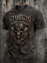 Men's Motorcycle Rally Printed T-shirt