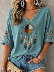 Women's Indigenous Art Top