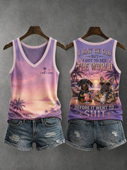Women's I May Be Old But I Got To See The World Before It Went To Shit Tank Top
