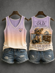Women's I May Be Old But I Got To See The World Before It Went To Shit Tank Top