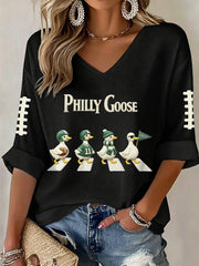 Women's Philly Football Waffle T-shirt