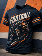 Men's Football Gameday Gift For Football Fans Casual Tee