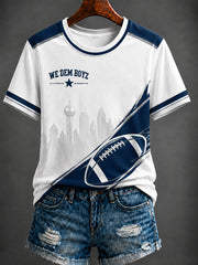 Women's Football Printed T-shirt