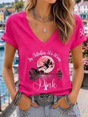 Women's In October We Wear Pink Short-sleeved T-shirt