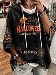 Women’s 'Trick Or Treat' Halloween Casual Hoodie