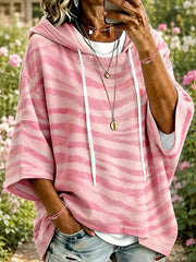 Women’s Pink Zebra Hoodie