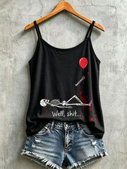 Women's Gothic Skull Tank Top