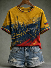 Women's Colombia Strong Printed T-shirt
