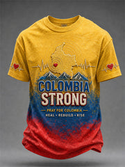 Men's Colombia Strong Print Casual Tee
