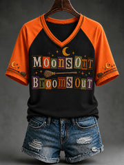 Women's Halloween Salem Witch Short Sleeve T-shirt