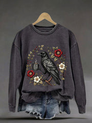 Women’s 'Is He Dead Yet' Printed Casual Sweatshirt