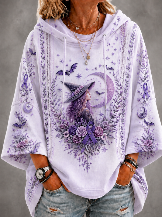 Women’s Alzheimer's Awareness Short-Sleeve Hoodie