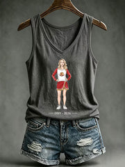 Women's Character Print Vests