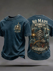 Men's "No Maps Just Tides and Wild Nights" T-shirts