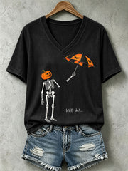 Women's Well Shit Skull T-Shirt