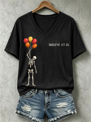 Women's Should've Let Go Skull T-Shirt