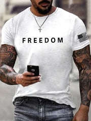 Men's Freedom Is Not Free R.I.P Charlie Kirk Short Sleeve T-shirt