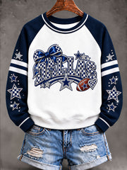 Women's Cowboys Game Day Raglan SleeveSweatshirt