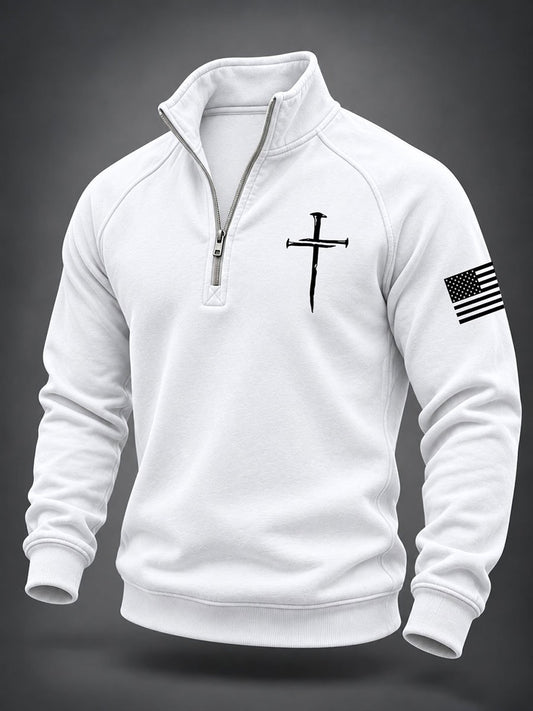 Men's Christian Art Cross Sweatshirt