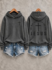 Women's Christian Jesus Cross Hoodie