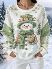 Women's Christmas Print Casual Sweatshirt