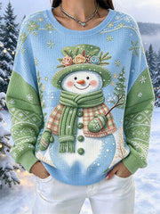 Women's Christmas Print Casual Sweatshirt