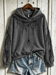 Women's Gothic-style pattern casual hoodie