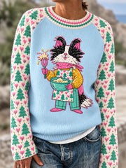 Women's Christmas Dog-Themed Tops